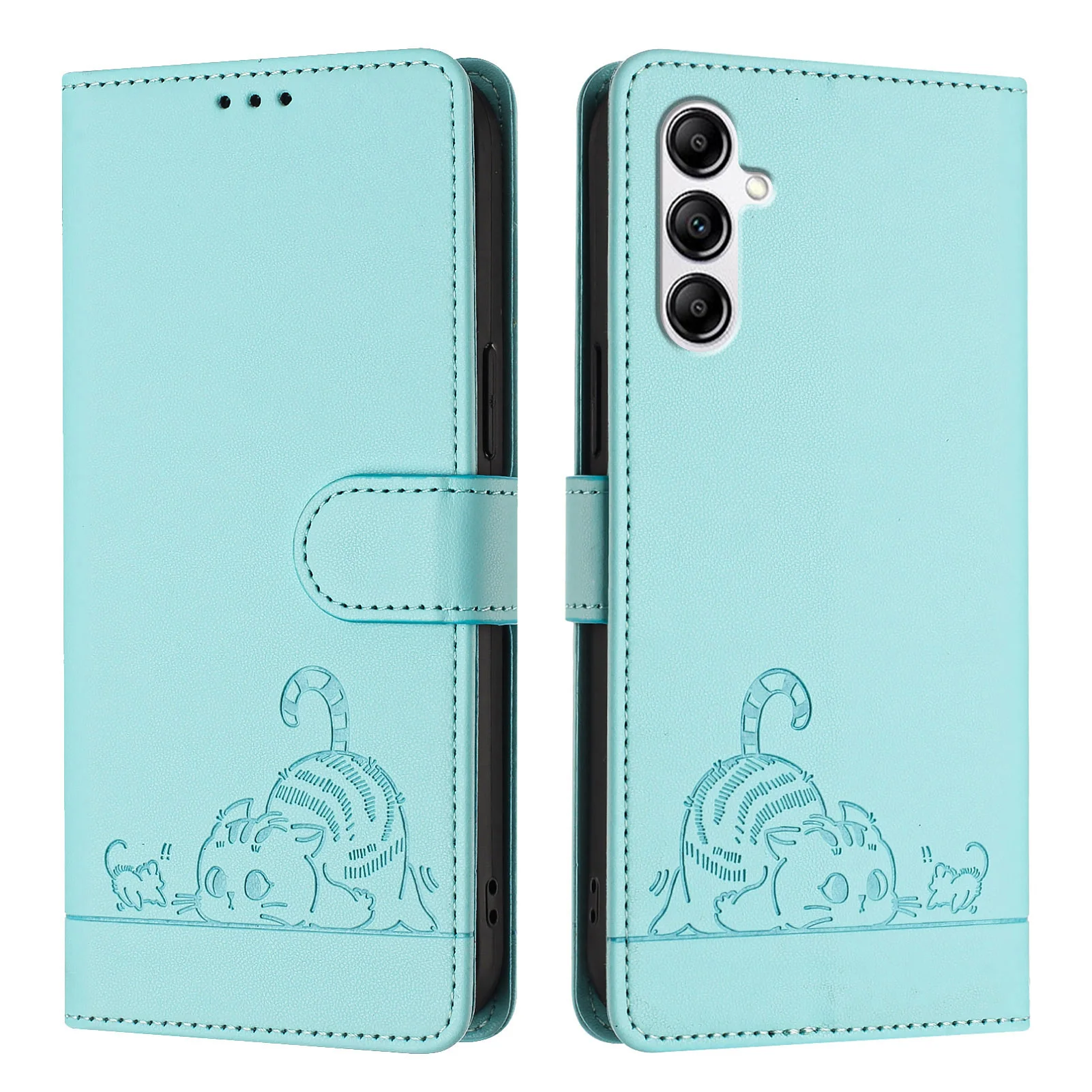 Leather Wrist Strap Phone Case Wallet - Elegant Cover and Convenient Storage