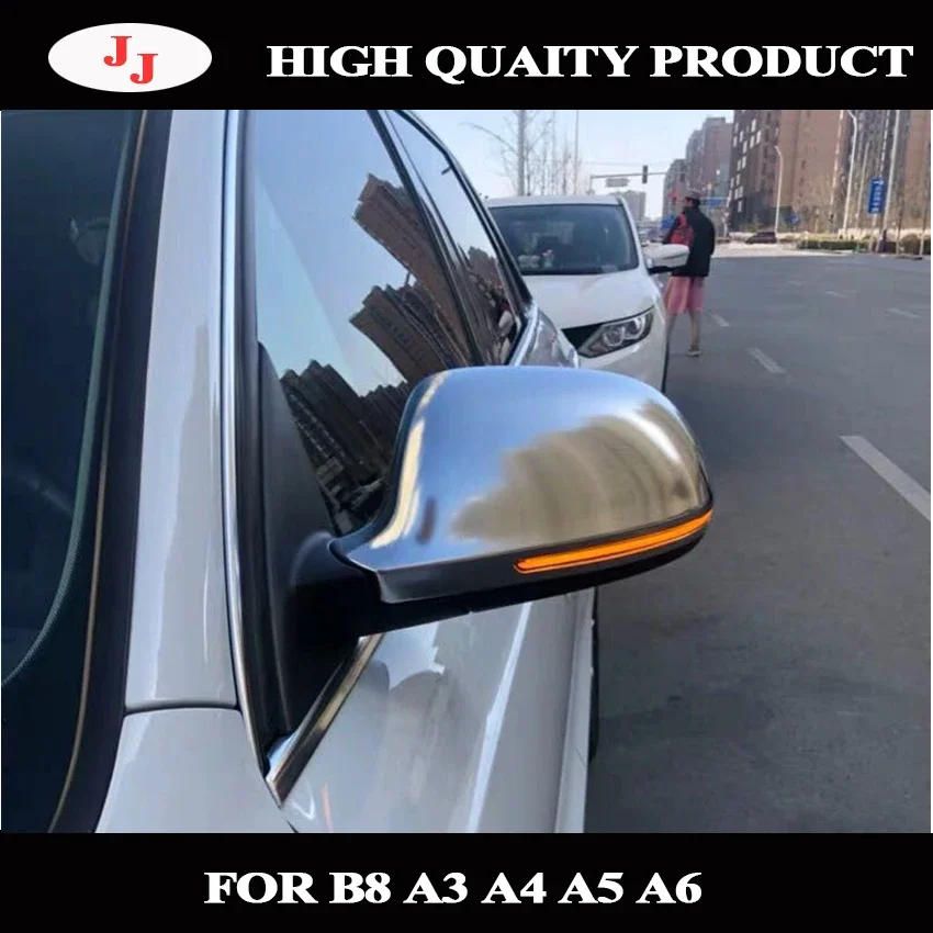 

Защитные колпачки для Audi B8, A3, A4, A5, A6, S4, RS4, S6, RS6, хромированные, накладка на зеркало заднего вида автомобиля, 1 пара