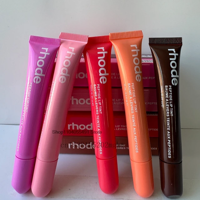 Rhode Makeup Cheek Blush Cream Blusher Stick Lip Gloss Phone Case For iPhone GUAVA SPRITZ Raspberry Ribbon Toast Lipstick 4