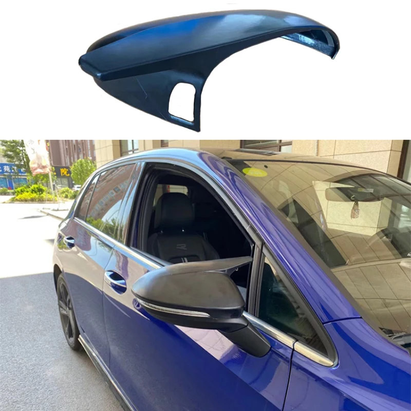 

Fit for VW golf 8 2020 gloss black glue install rearview Side Mirror Caps Cover