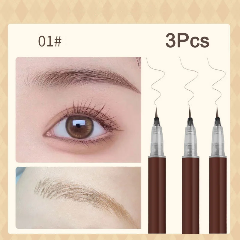 3Pcs Brown