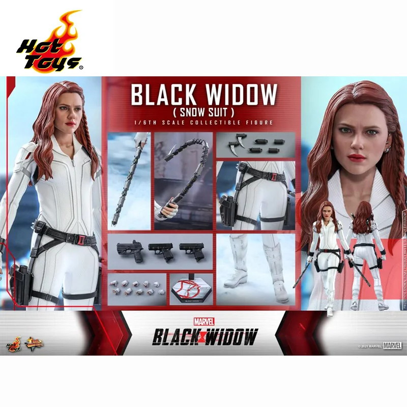 In Stock Hottoys 1/6TH MMS601 Black Widow 8.0 The Black Widow Marvel