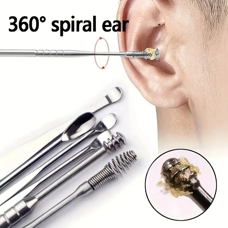 Stainless Steel Ear Scoop Set