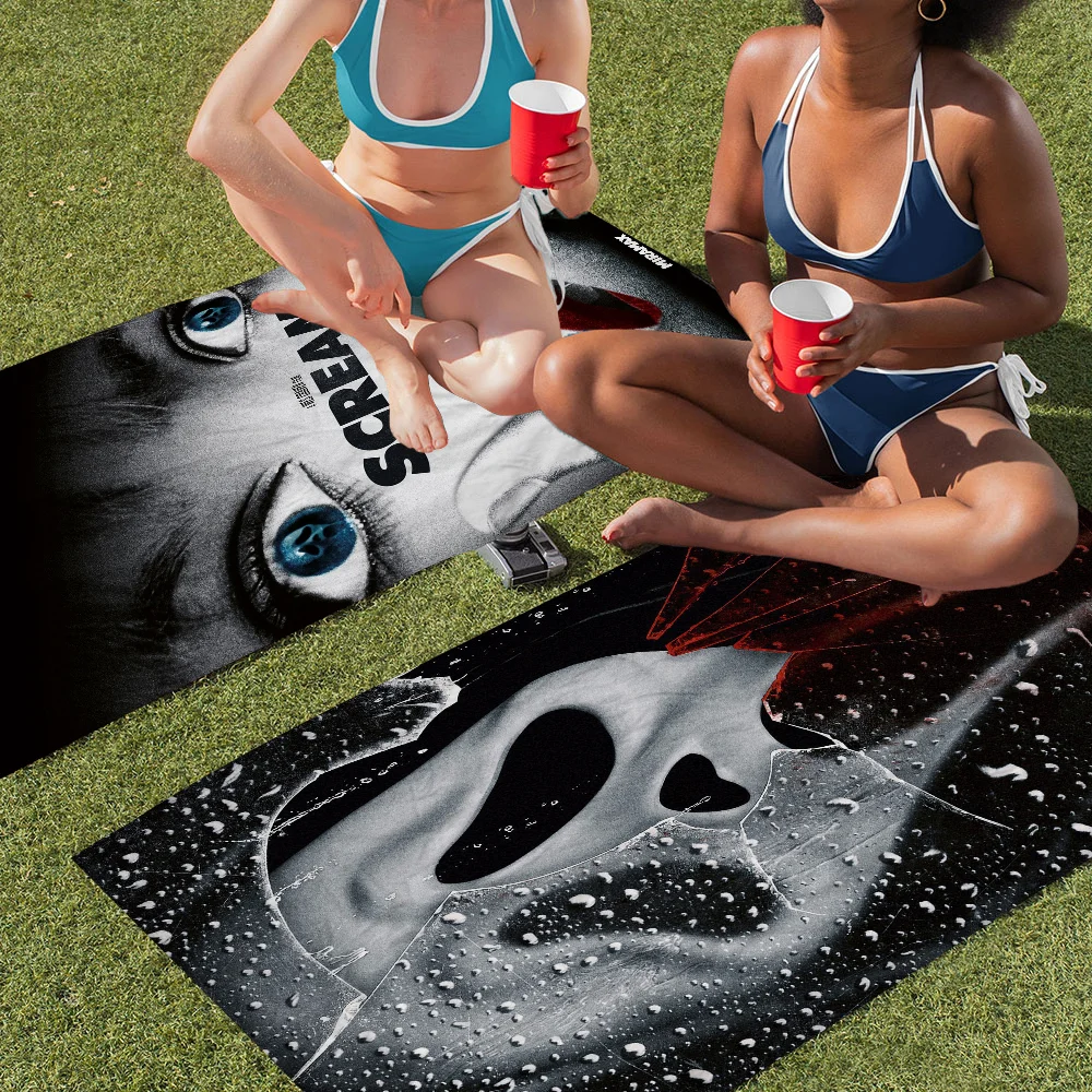 Scream Big Microfiber Beach Towels Quick Dry Towel Sand Beach Towels Pool Towel For Travel Swim Pool Yoga 3