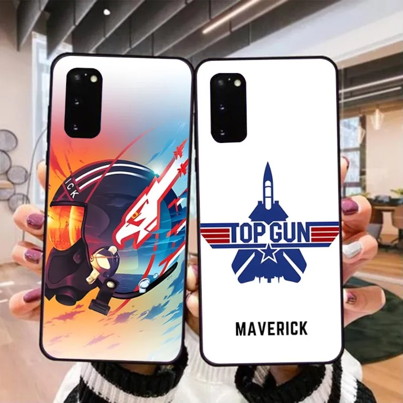 Custodia Per Telefono Maverick Top Gun Per Realme Gt 2 9I 8I 7I Pro X50 X2 C35 C21 C20 C11 C3 Cover Morbida Nera Per Telefono Funda