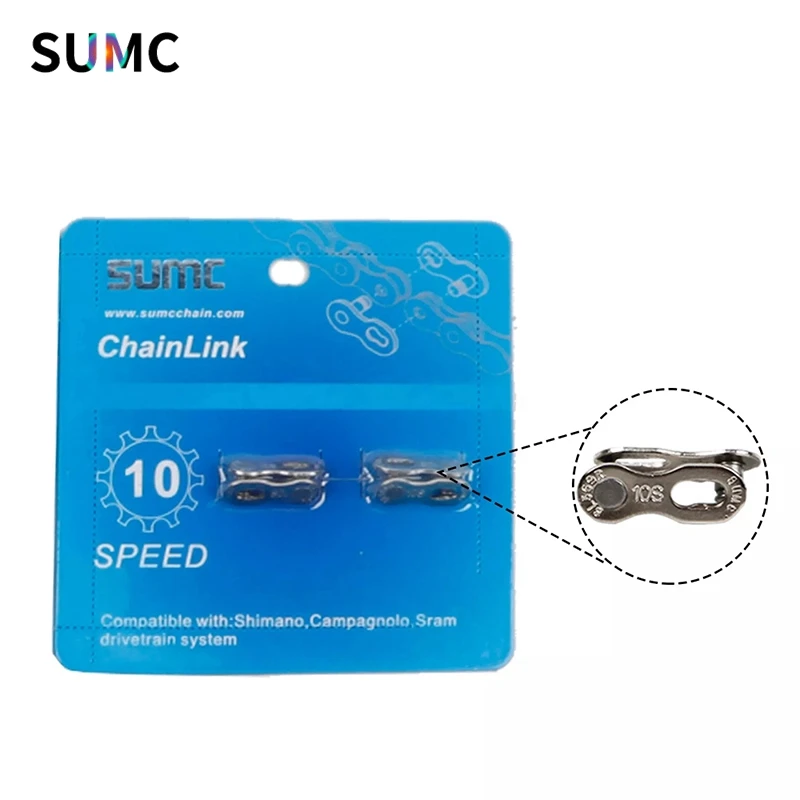 Bicycle Chain Missing Link 6/7/8/9/10/11/12 Speed MTB Road Bike Reusable Chain Magic Clasp 2 Pairs