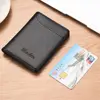1Pc New Super Slim Soft Wallet PU Leather Mini Credit Card Wallet Purse Card Holders Men Wallet Thin Small Short Skin Wallets 3