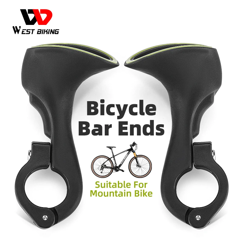 WEST BIKING MTB Bicycle Bar ends Ergonomic Design Mountain Bike