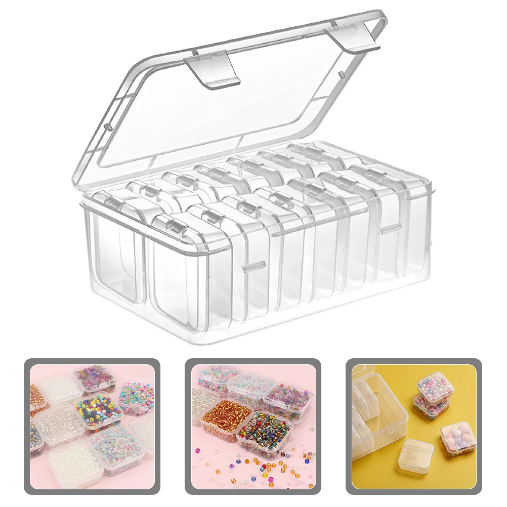 

Scattered Beads Clear Plastic Containers Small Storage Bin With Lid Pp Organizer