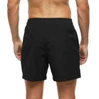 Summer  Men's Swim Trunks  Beach Shorts Elastic Closure Quick Dry Short Pants With Zipper Pockets 2