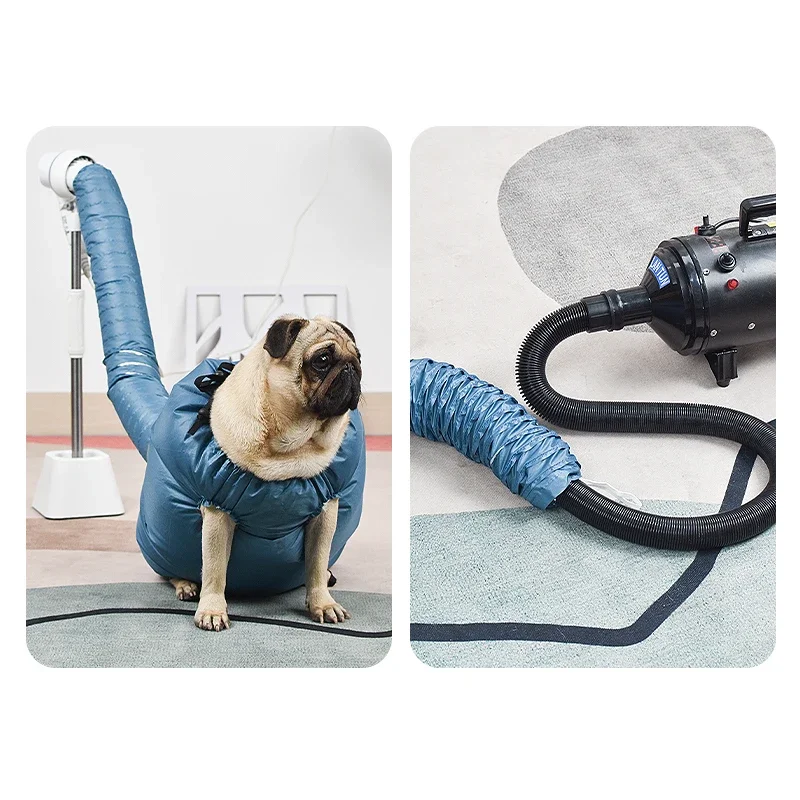 Folding Dog Hair Dryer Portable Pet Drying Bag Efficient Dogs Hair Dryers Blow Bag Cat Dryer Winter Pets Cleaning Accessories
