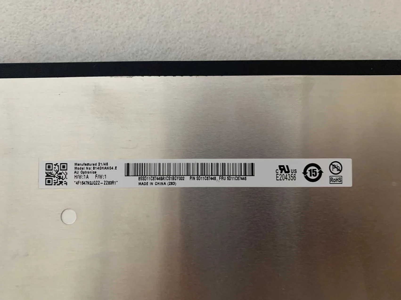 Portátil Ips Tela Lcd Nova Matriz de Exibição Led Edp 30 Pinos Painel Nt140fhm-n44 Nv140fhm-n44 Nv140fhm-n49 14.0 - Imagem 4