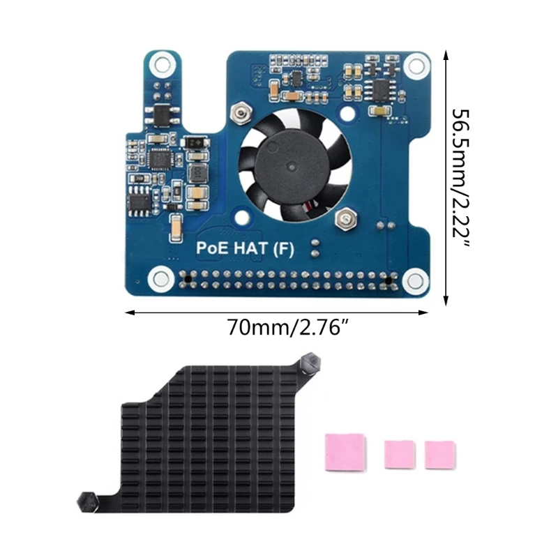 POE HAT 802.3af/at մϴ. Ʈũ ǥ PoE(Power Over Ethernet) 5 HAT