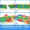 Mini Foosball Table Games for Kids 2024 Fun Tabletop Football Soccer Pinball Game Educational Toy for Indoor Game Family Party 4