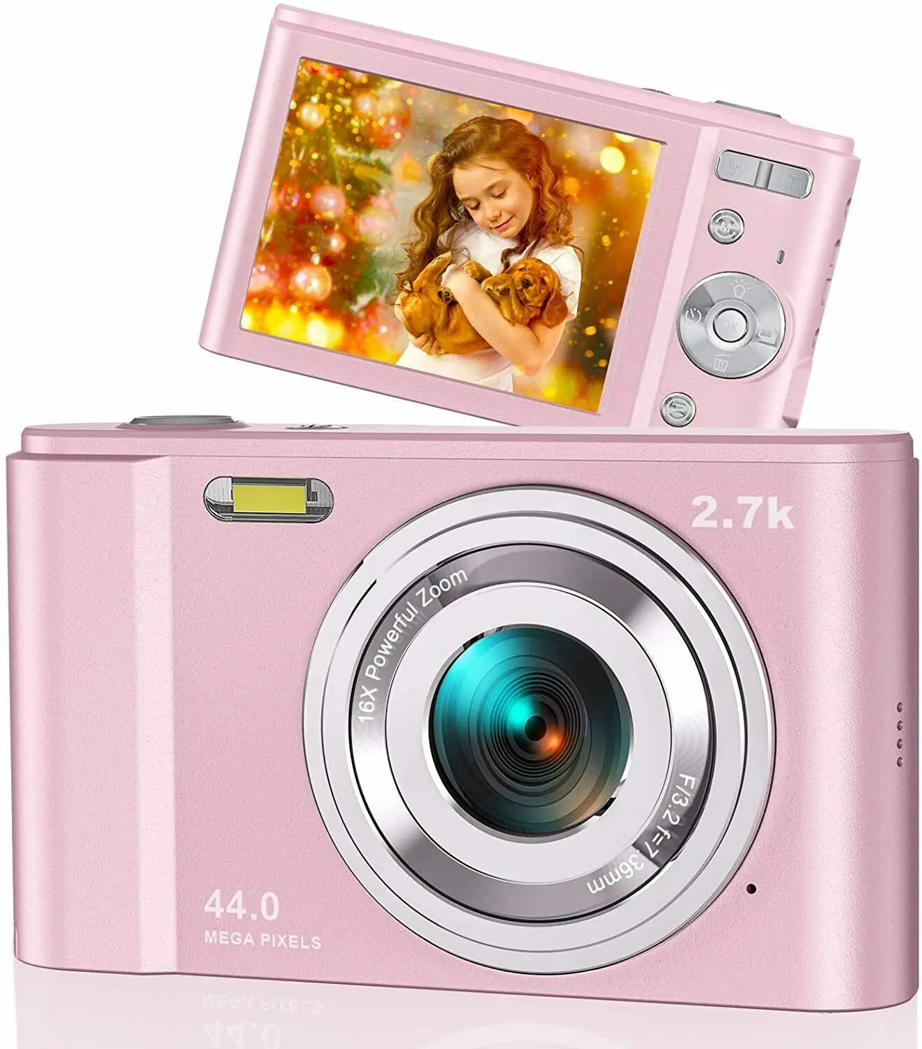 HD DIGITAL CAMERA ピンク 58.0メガピクセル 16倍ズーム HD DIGITAL CAMERA ピンク 58.0メガピクセル 16倍ズームの通販