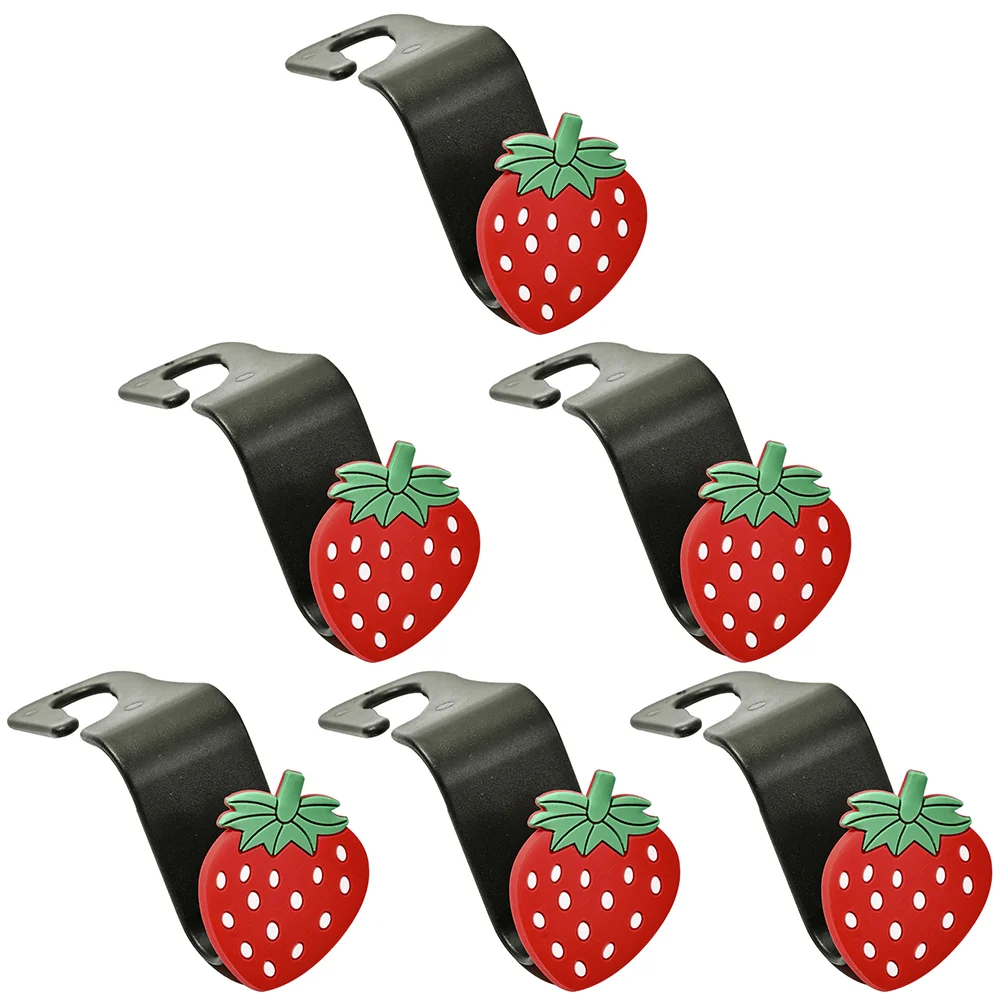 

6 шт., пластиковые крючки на спинку сиденья автомобиля