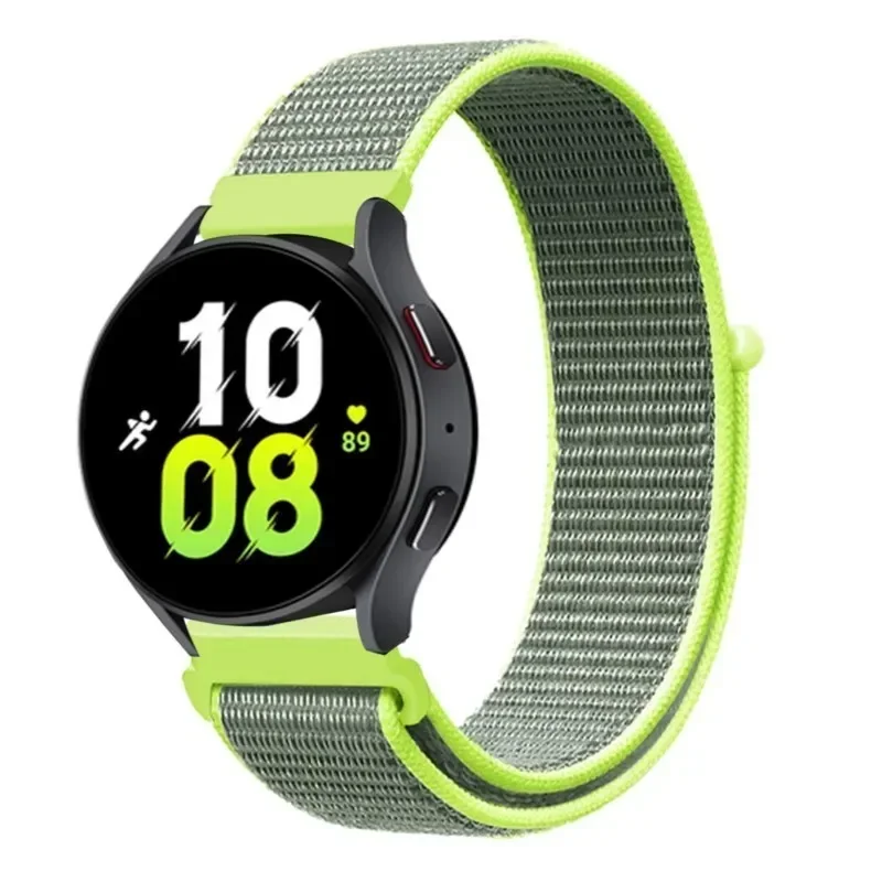 Nylon Sport Loop Bracelet, 22mm/20mm Strap, Universal Smartwatch Band