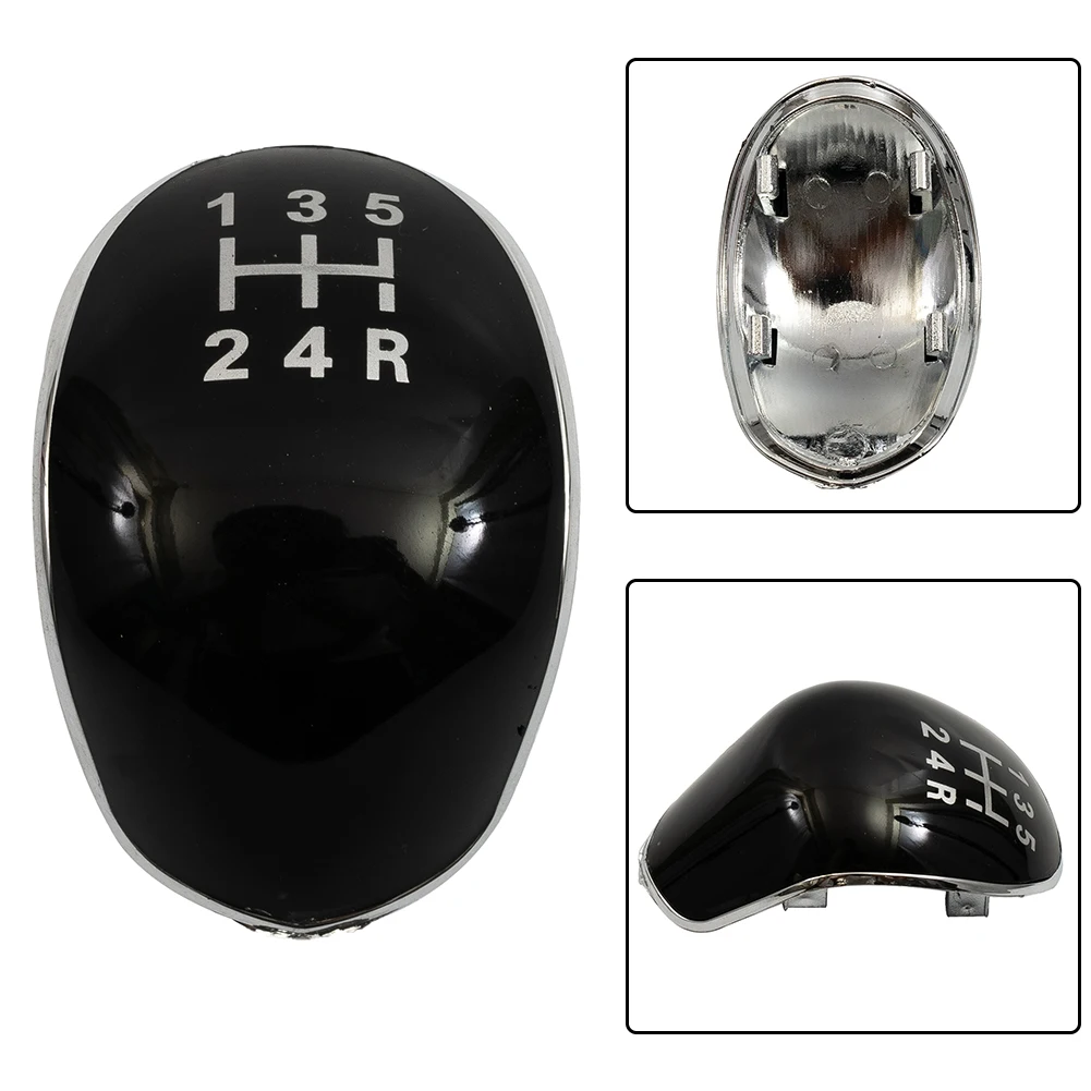 

5 Speed Gear Shift Knob Cap Cover Insert For Ford Focus Fiesta Kuga Black Car Accessories High-quality Durable Gear Shifter