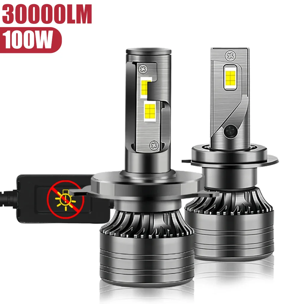 Bevinsee-bombillas LED H4 H7 H11 H1 H3 12V 24V 6000K 8000K 9005 HB3 9006  HB4 880 881 9004 9007 H13 Hi/Lo para coche, F31B - AliExpress