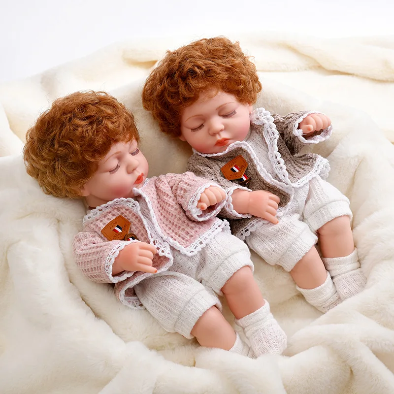 

30CM cute Baby Realistic lifelike Newborn Doll Babies Doll For Girls Toddler Blue Eyes Reborn Birthday Present gift Toy