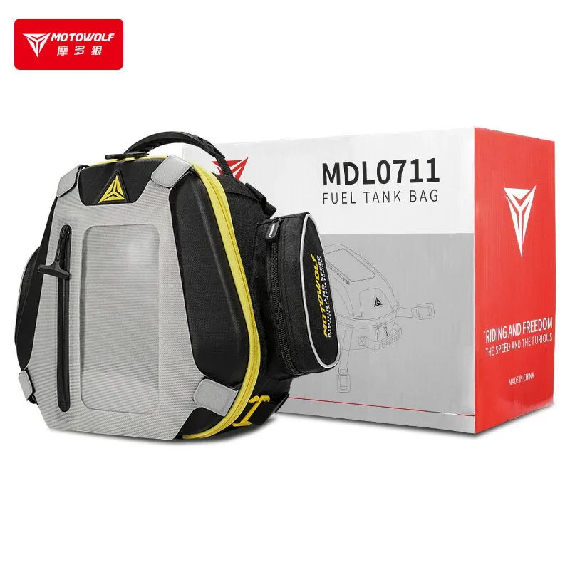 Motorcycle Bag Waterproof Motorcycle Tank Bag Backpack Multi-functional Tail Luggage