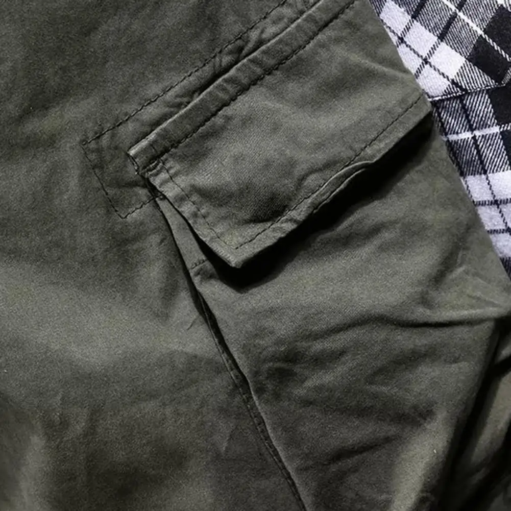 Men Cargo Pants Versatile Men\'s Cargo Pants Elastic Waist Drawstring Multi Pockets Ideal for Outdoor Sports Streetwear