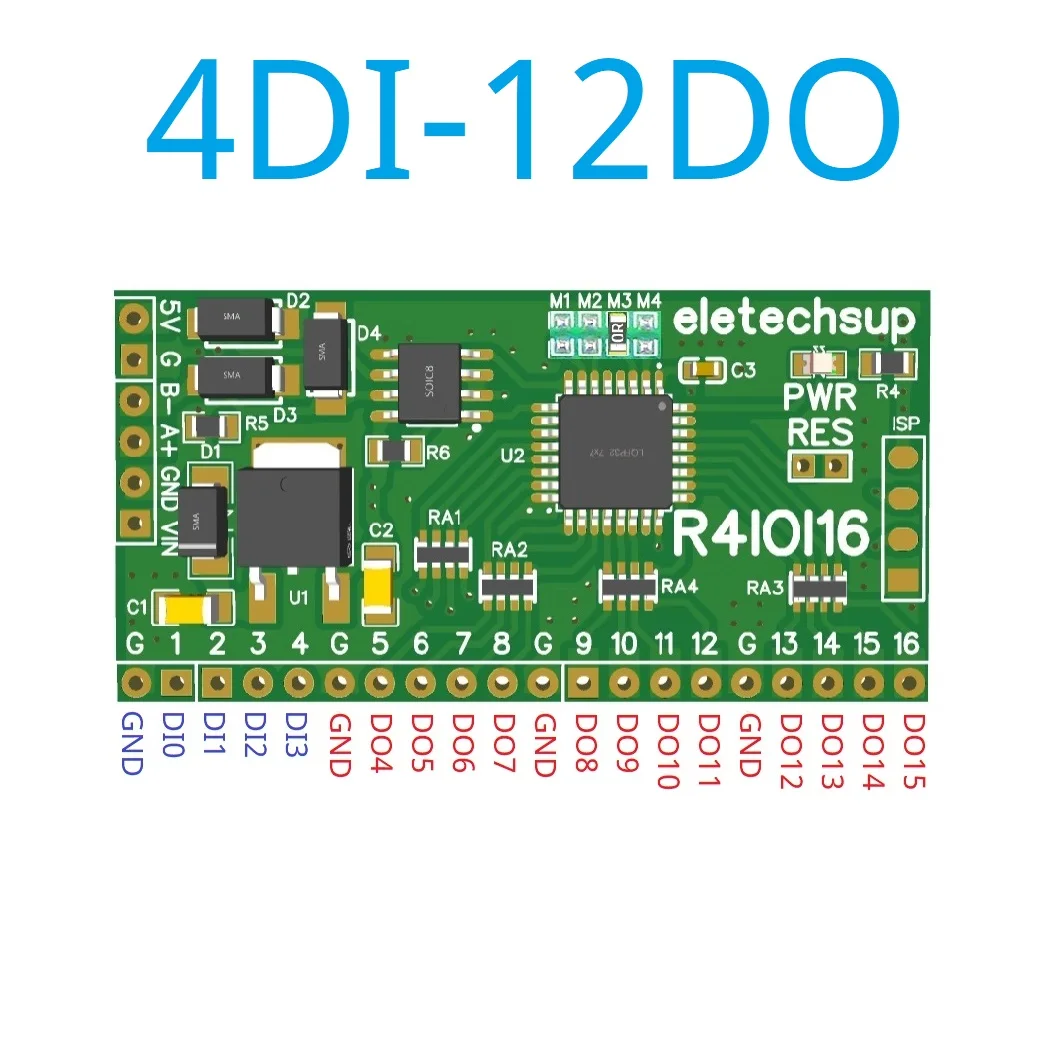 ตัวเลือกสินค้า โมดูลควบคุมอัจฉริยะ RS485 Modbus RTU สำหรับระบบอัตโนมัติ