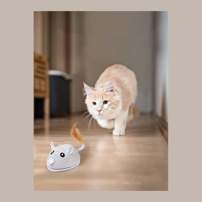 

Детская игрушка-мышь для кошек с USB-зарядкой