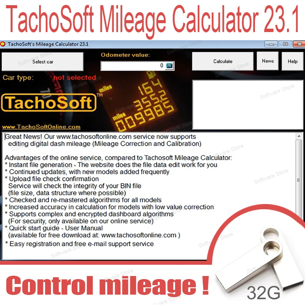 TachoSoft Mileage Calculator 23.1 Software to Reduce mileage more than
