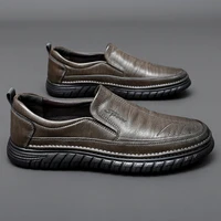 Golden Sapling Fashion Men's Loafers Leather Flats Classics Driving Shoes Platform Footwear Men Casual Formal Business Shoes 2