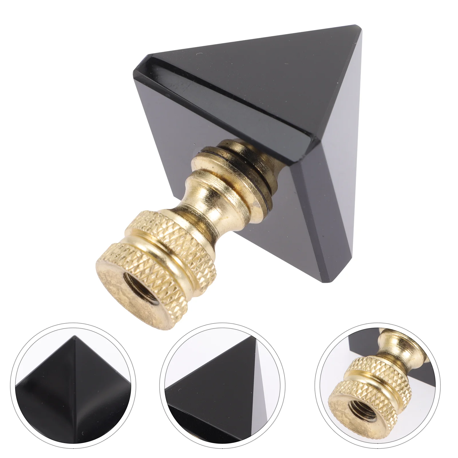 

Decorative Pendant Decoration for Lamp Shade Light Knob Screw Finial Caps Metal Lampshade Holder