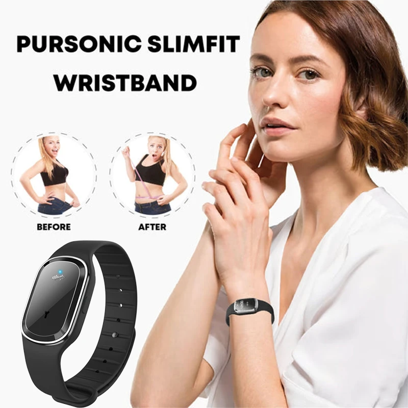 UltrasonicBodyShapeWristbandHealthWeightLossBraceletMenWomen