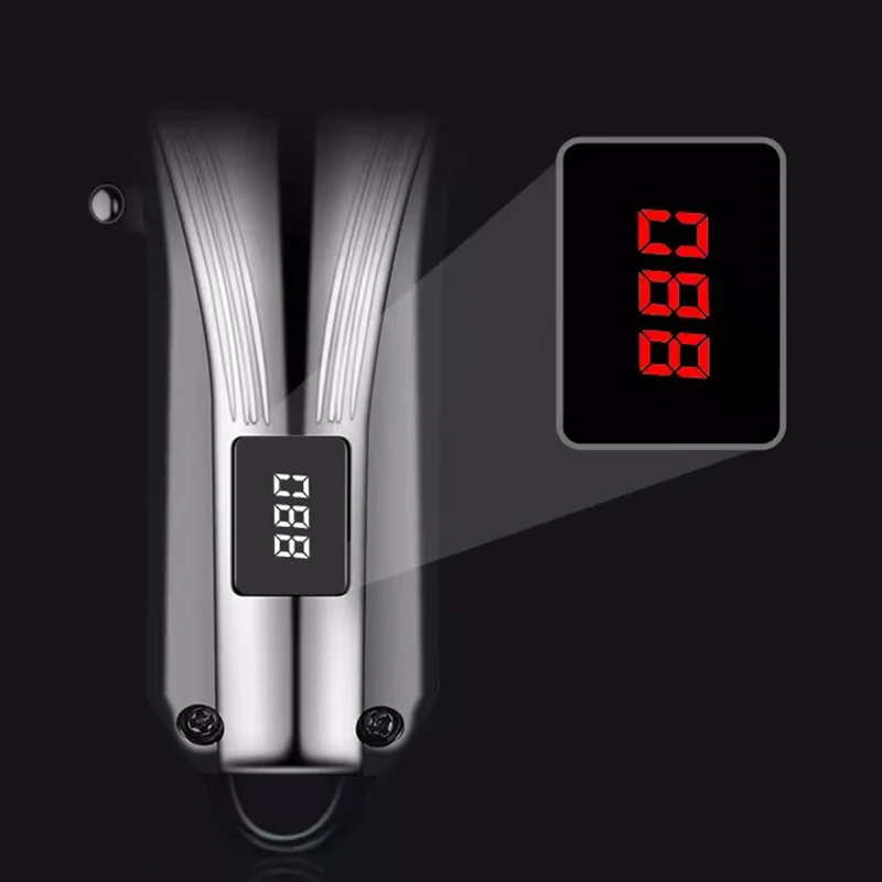 Kemei KM-2619 Professional Cordless Hair Clipper Rechargeable Men Hair Trimmer Adjustable Cutting Lever Barber Shop LCD Display 5