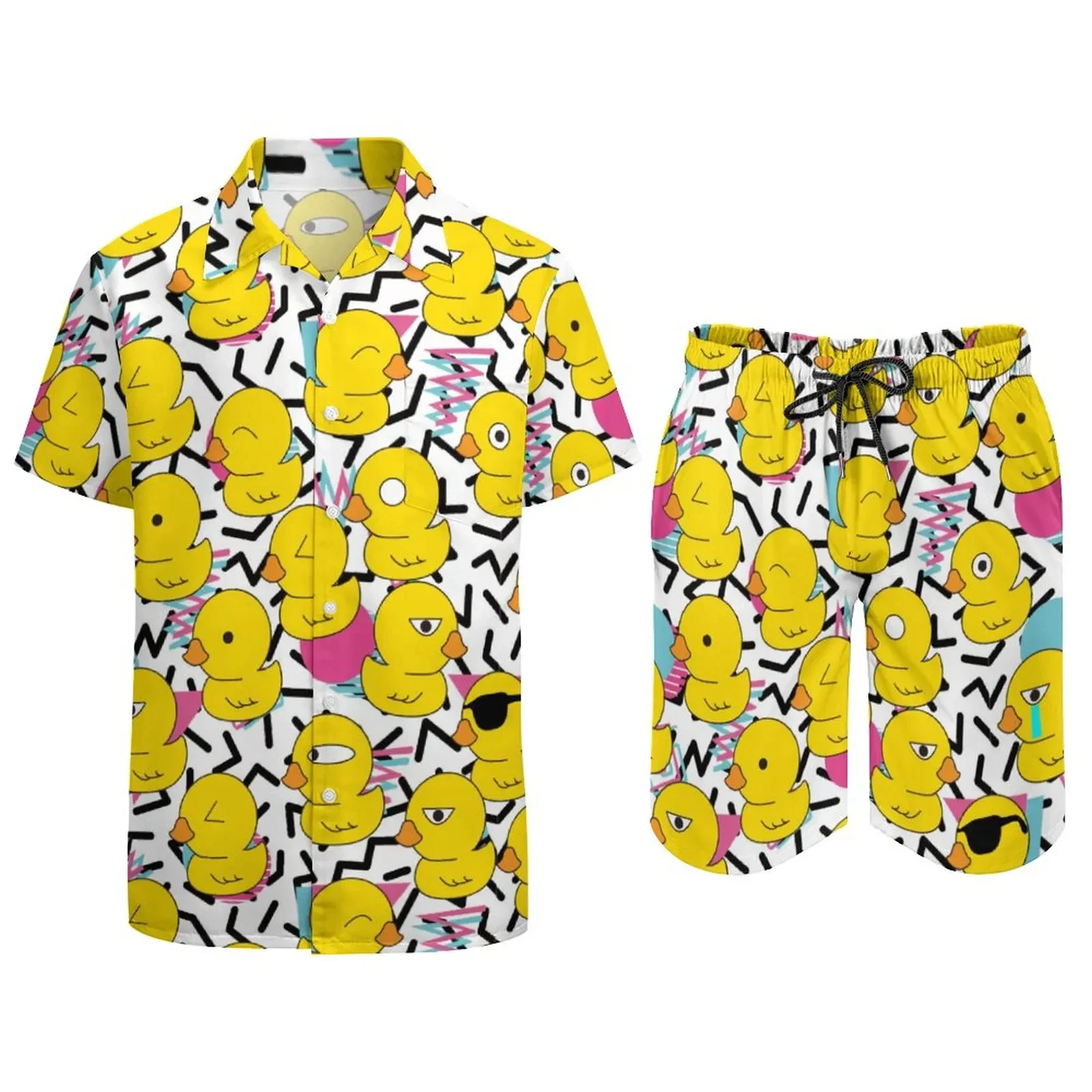 Psychedelic Magic Mushroom Men Sets Printed 3D print Casual Shirt Beach Shorts Oversized 2Pcs set Vacation Hawaiian Man Suits 2