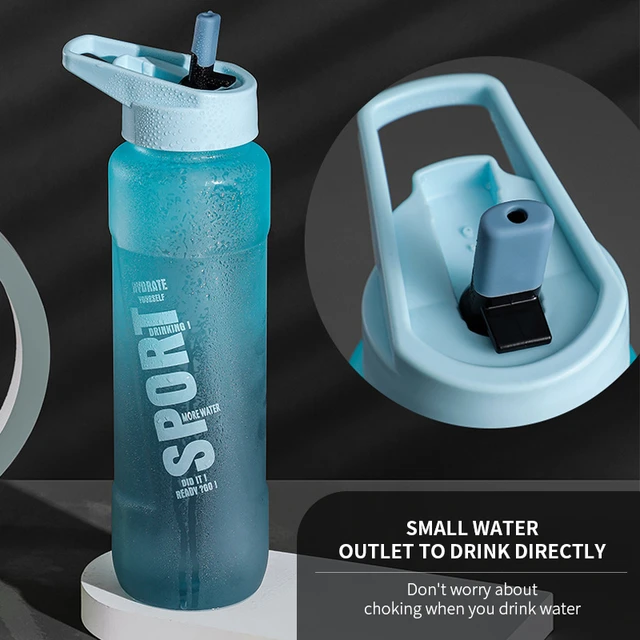Bottiglia d'acqua di nuova moda da 500ml/600ml con cannuccia BPA Free  Portable Outdoor Sport Cute Drinking bottiglie di plastica eco-friendly -  AliExpress