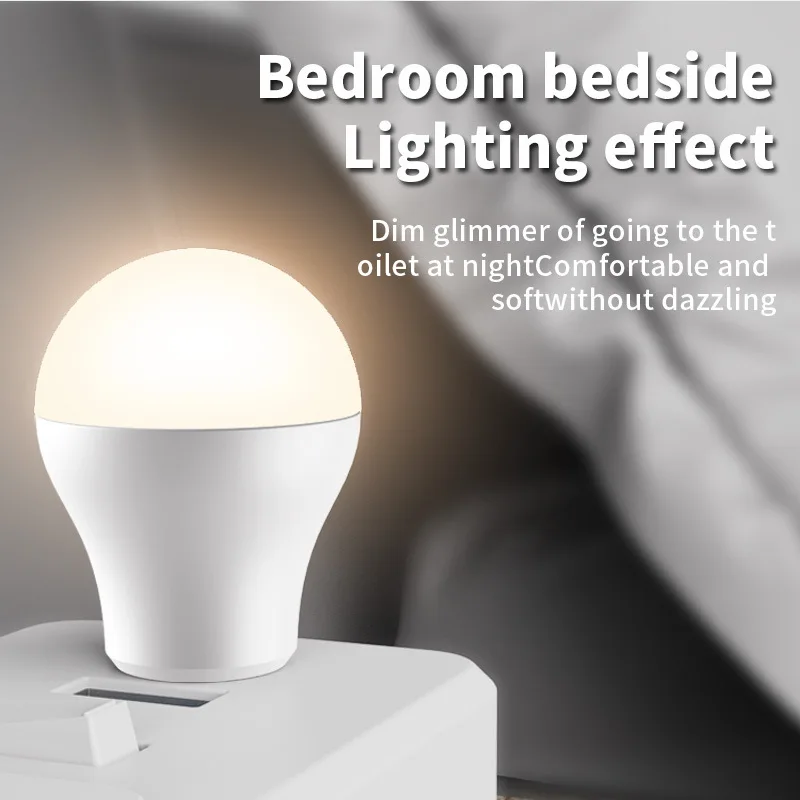 Mini Night Light LED USB Plug 3/2/1PCS Computer Mobile Power Charging 5V 1A