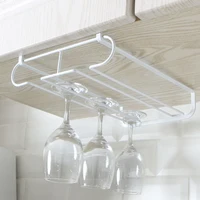 New Useful Stainless Steel 6-9 Cups Wine Rack Wine Glass Rack For Holder Glasses Storage Bar Kitchen Hanging Bar Hanger Shelf 1