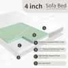 4Inch Memory Foam Sofa Bed Replacement Mattress for Full Size Sleeper Sofa & Couch Beds 3