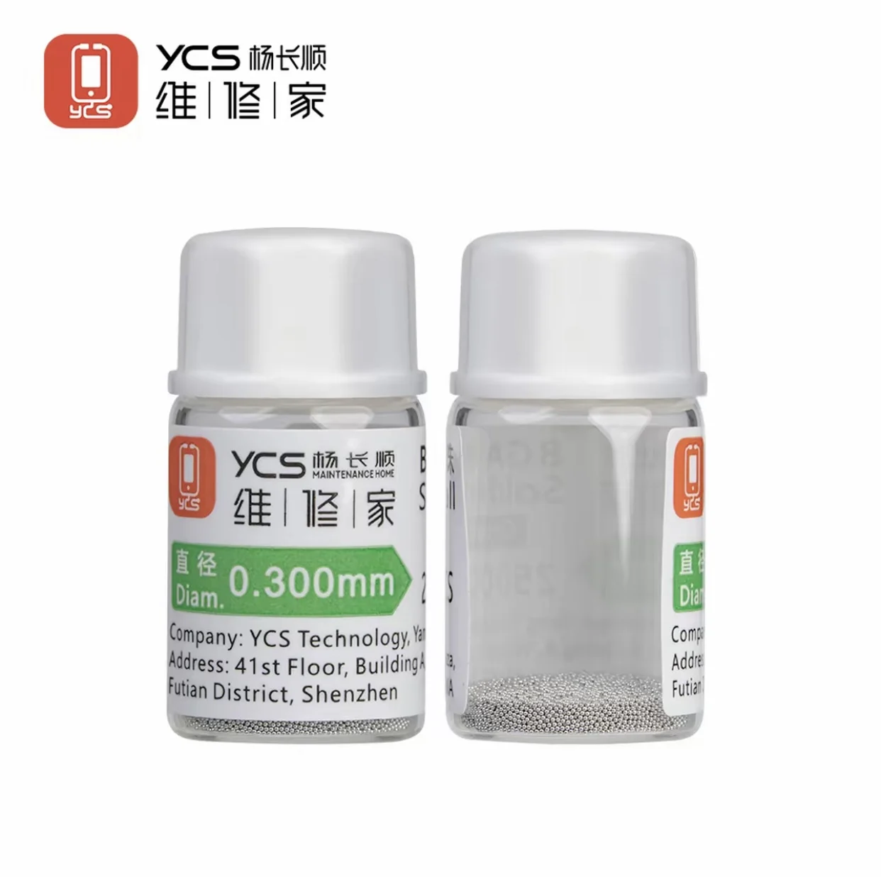YCS BGA 솔더볼, 0.3-0.55mm, 다양한 크기, 25,000개 볼들이 한 팩에 담긴 형태, 모바일 IC 칩 BGA 주석 도금용.