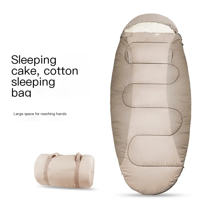Outdoor Camping Sleeping Bag PS200 Cotton Ultralight Waterproof Winter Warm Wearable for Outdoor Hike