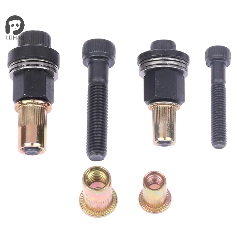M6 M8 Rivet Nut Guns Manual Riveter Stainless Steel Column Hexagon Nuts AM6SS AM8SS DIY Drill Rivet Outer Hexagon Pull Rod rivet gun,rivet nut tool,rivet gun set