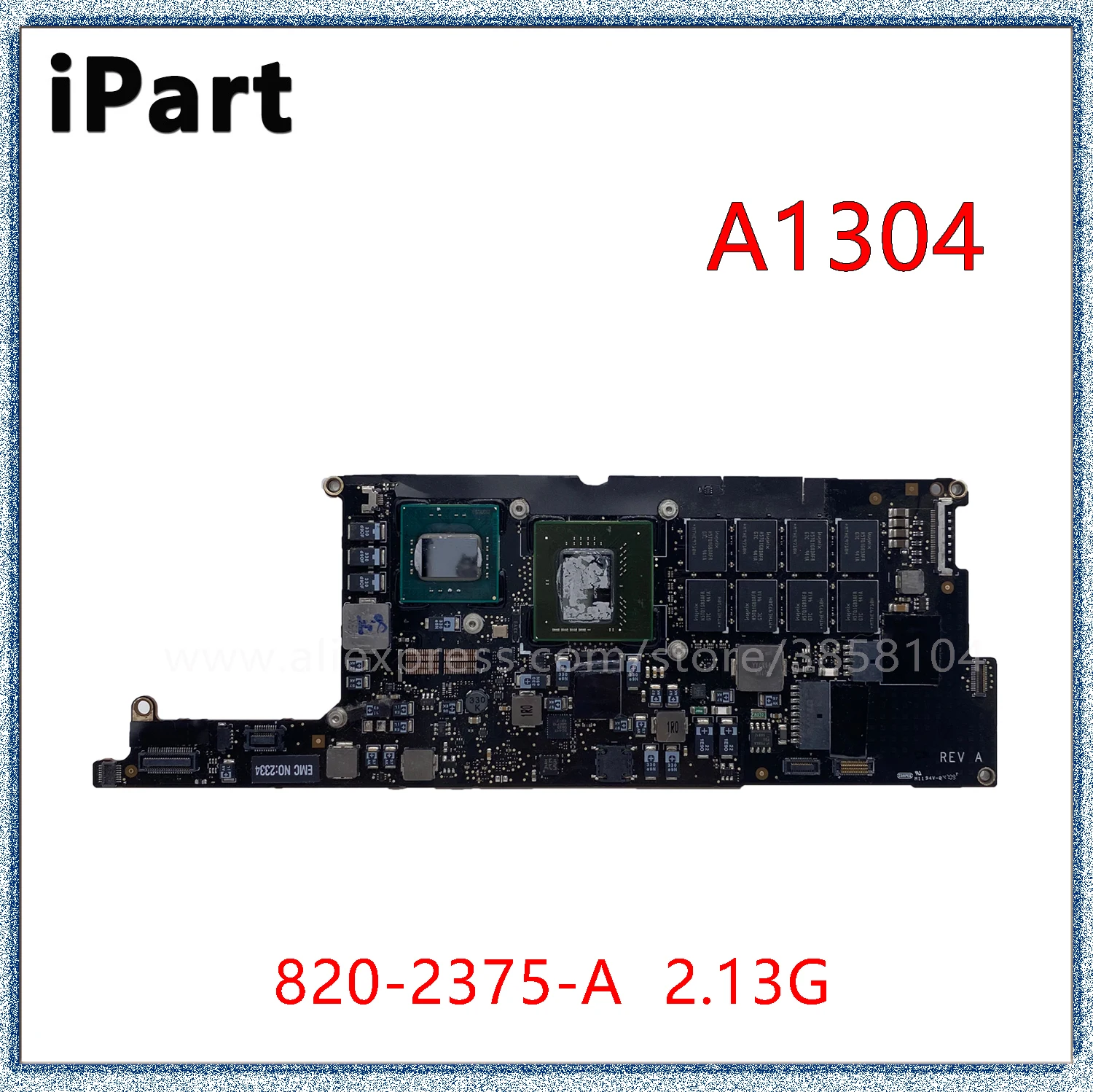 

Материнская плата для ноутбука 2008 A1304 Macbook Pro 13,3 дюйма 820-2375-A 661-5198 2,13G SL940