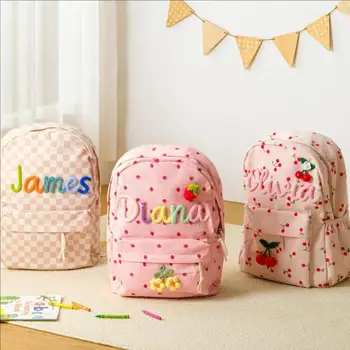Custom Cute Backpack For Kids 2025 Unique Design Multicolorful Decoration Travel Climbing Bag Gifts Personalized Name For Child 1