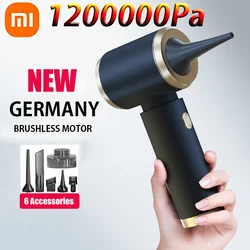 NEW Xiaomi 1200000Pa Wireless Car Vacuum Cleaner Strong Suction Handheld Robot Home & Car Dual USE Mini Vacuum Cleaner Appliance