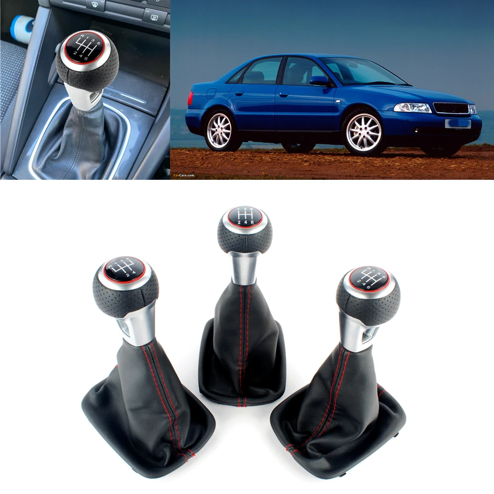 5/6 Speed Manual Stick Gear Shift Knob For  Audi A4 B5 sedan 1995 1996 1997 1998 1999 2000 2001