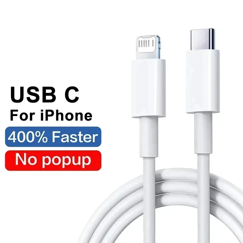 PD 20W For Apple USB Type C Charger For iPhone 13 12 11 14 Pro Max Mini XR X XS 8 Plus C Fast Charging Cable For iPhone Charger