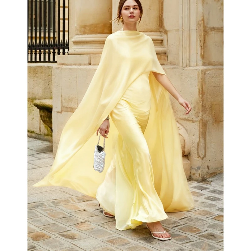 Womens High Low Polka Dot/Solid Color Sheer See-through Cover-ups Summer Holiday O Neck Cape Blouse Female Jacekt Long Party Top 2
