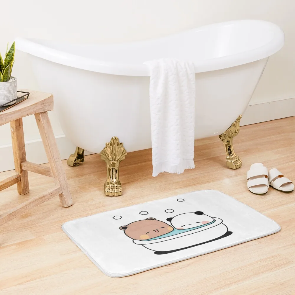 

Bear and Panda Bubu Dudu Bath Bath Mat Modern Bathroom Accessories Shower Mat For Bathroom