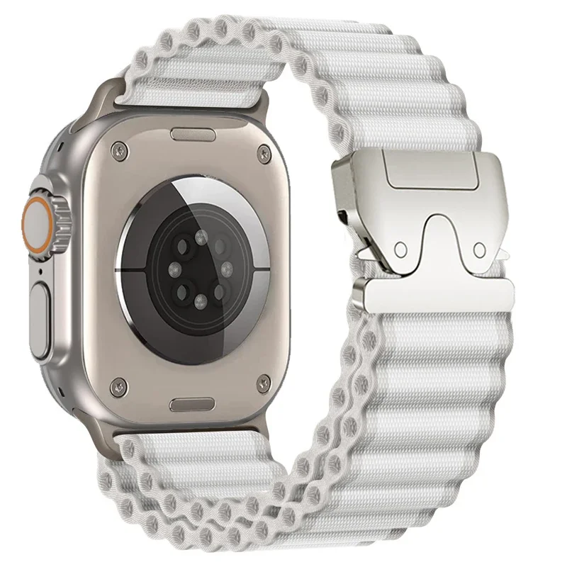 ตัวเลือกสินค้า สายนาฬิกาไนลอนยืดหยุ่น สำหรับ Apple Watch ทุกรุ่น