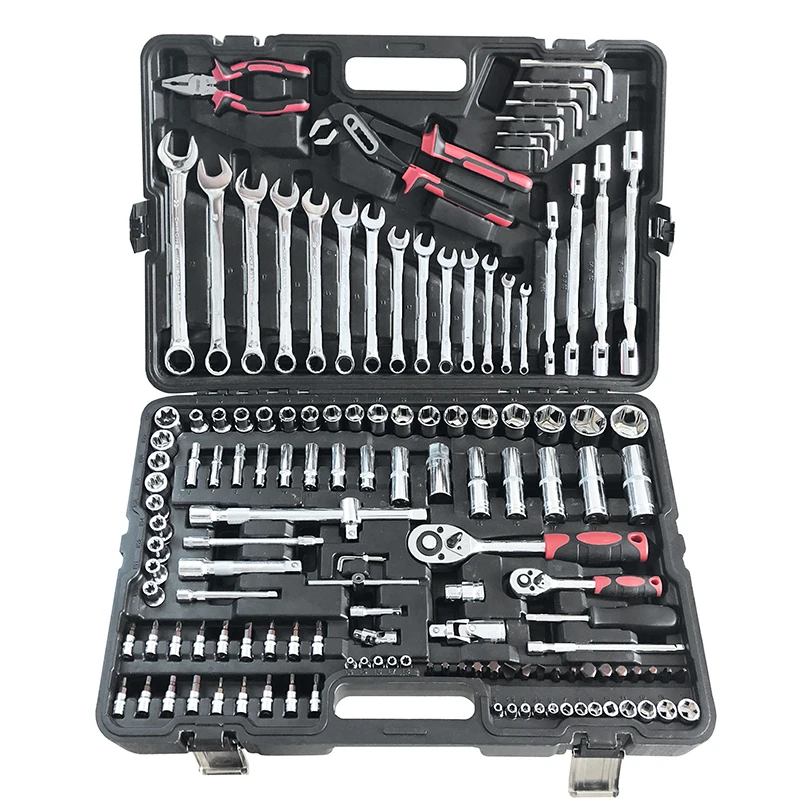 RT 150 piece 1/2 1/4 3/8 a multi - functional toolbox with a variety of  tools is suitable for professional auto repair - AliExpress